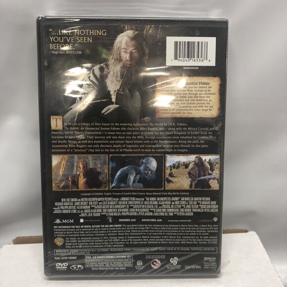 The Hobbit An Unexpected Journey DVD 2-Disc Special Edition NEW Sealed PG-13 - Picture 2 of 5